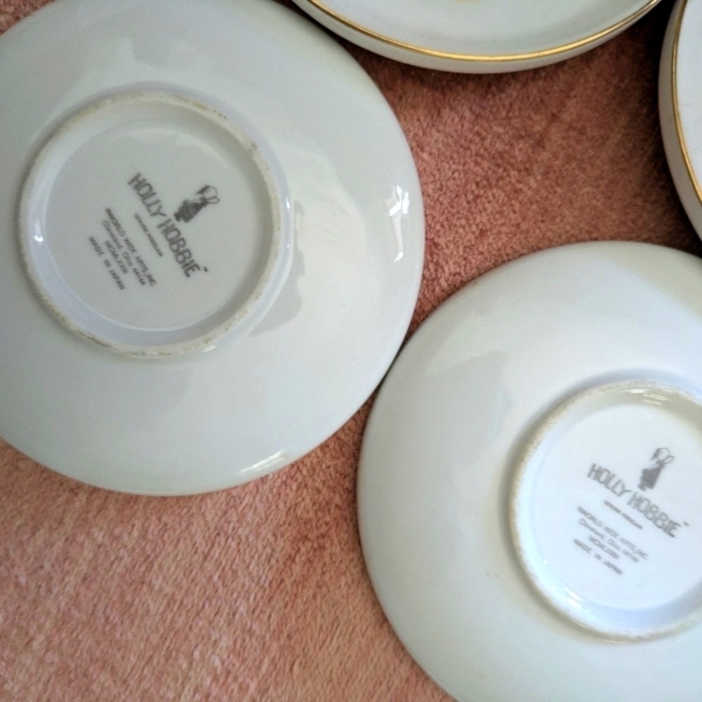 Holly Hobbie Set Of Six Coasters/Small Trinket Dishes - Picture 6 of 7